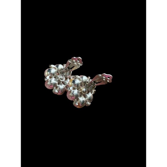 Vintage Pakula Pink Faux Pearl Necklace with Matching Clip Earrings Set - Picture 9 of 10